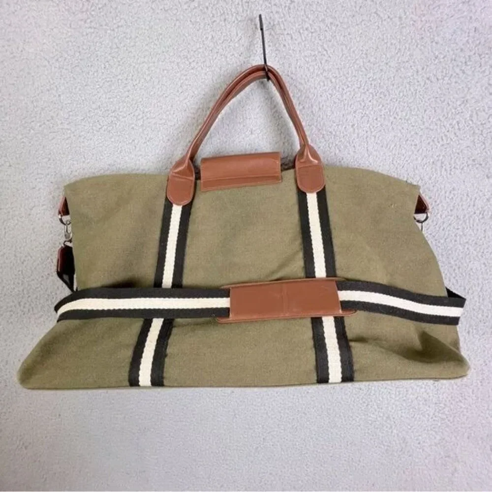 BROUK & CO.  MENS TRAVEL BAG GREEN